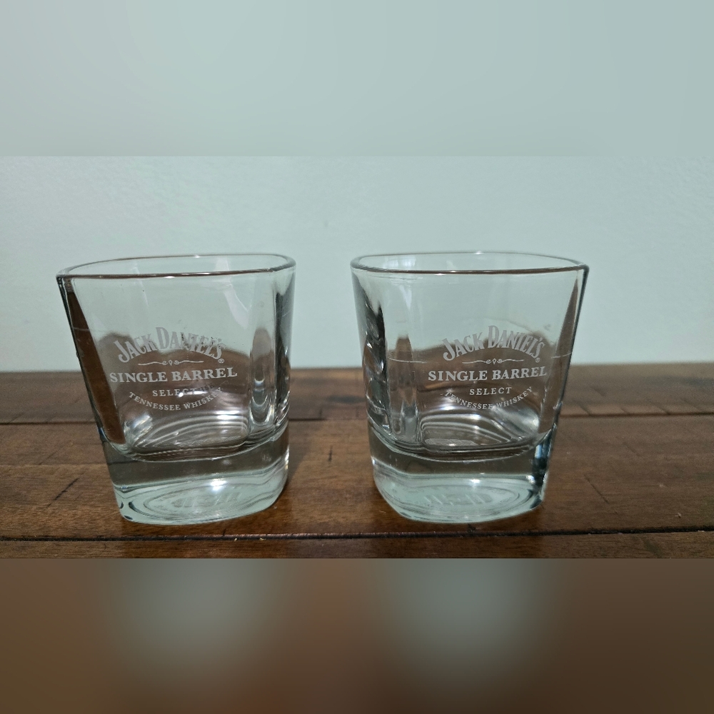 Jack Daniels Single Barrel Clear Glass Set - Picture 2 of 4